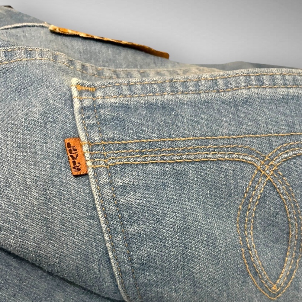 LEVI'S Men's Vintage Orange Label Light Wash Bootcut Relaxed Fit Size 42x30‎ - Picture 6 of 8